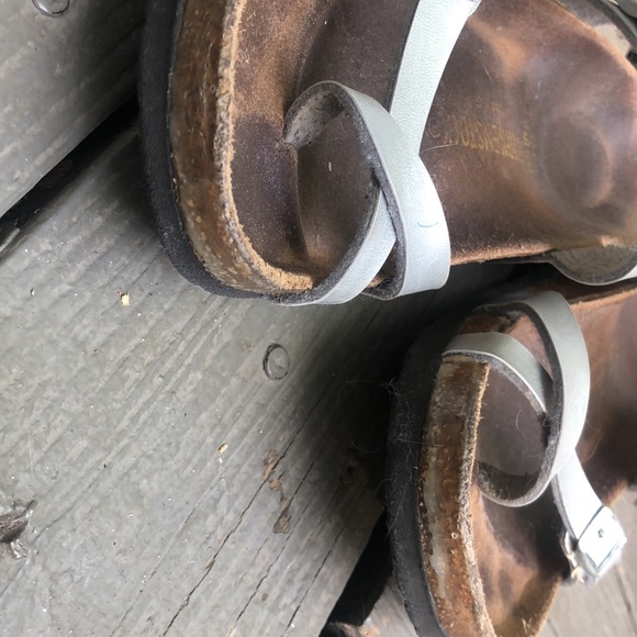 Silver Birkenstocks in great condition - Picture 8 of 8